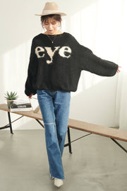 EYE Knit Sweater【BK】